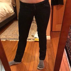 Paige black denim skinny jeans